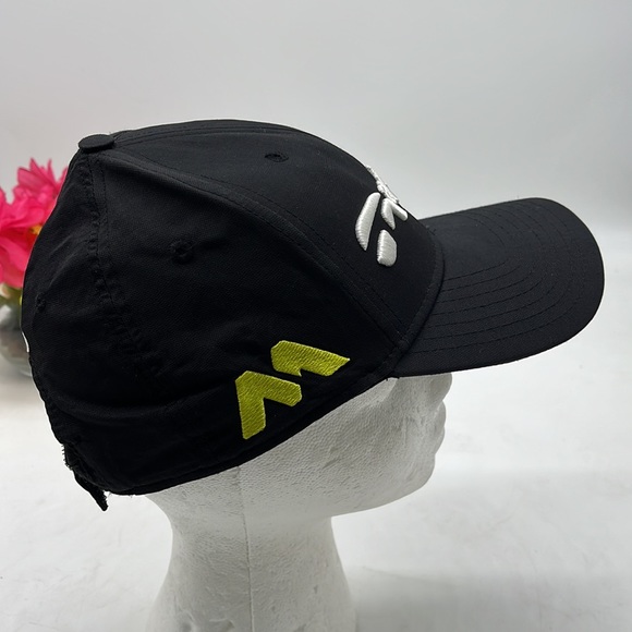 Taylor Made Black Hat with White Logo Adjustable HT3383B - Picture 4 of 6